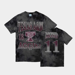 Men's Texas A&M Aggies #11 Kellen Mond Black Vintage Tubular T-Shirt 592422-413