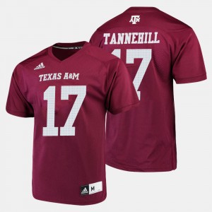 Men's Texas A&M Aggies #17 Ryan Tannehill Maroon College Football Jersey 478975-379