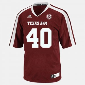 Men's Texas A&M Aggies #40 Von Miller Red College Football Jersey 310817-274