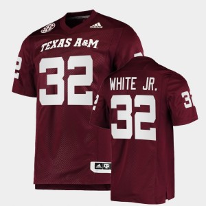 Men's Texas A&M Aggies #32 Andre White Jr. Maroon College Football Jersey 817389-899
