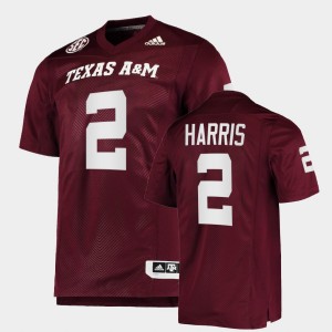 Men's Texas A&M Aggies #2 Denver Harris Maroon College Football Jersey 564101-975