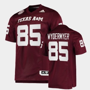 Men's Texas A&M Aggies #85 Jalen Wydermyer Maroon College Football Jersey 519904-475