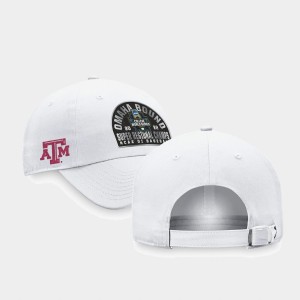Unisex Texas A&M Aggies White 2022 NCAA Baseball Super Regional Champs Top of the World Hat 769090-172