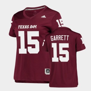 Women's Texas A&M Aggies #15 Myles Garrett Maroon Replica College Football Jersey 208907-254