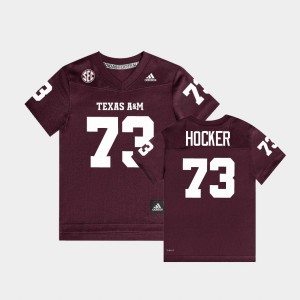 Youth Texas A&M Aggies #73 Jared Hocker Maroon Toddler Football Replica Jersey 957246-385