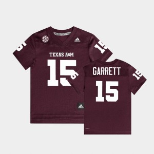 Youth Texas A&M Aggies #15 Myles Garrett Maroon Toddler Football Replica Jersey 886811-626